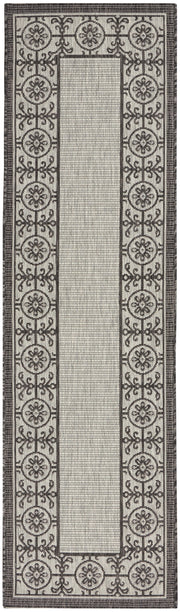 Country Side CTR03 Ivory Charcoal Rug - Runner