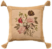 Vintage Pillow V8245 Beige 20" x 20" Throw Pillows