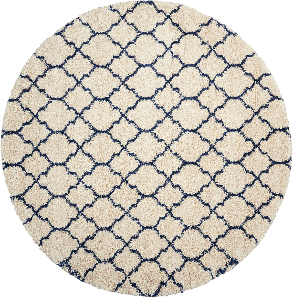 Amore AMOR2 Ivory Blue Rug - Round