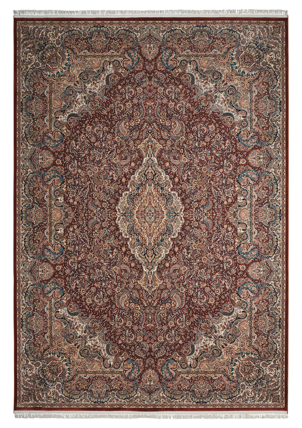 Persian Palace PPL02 Terracotta Rug - Rectangle