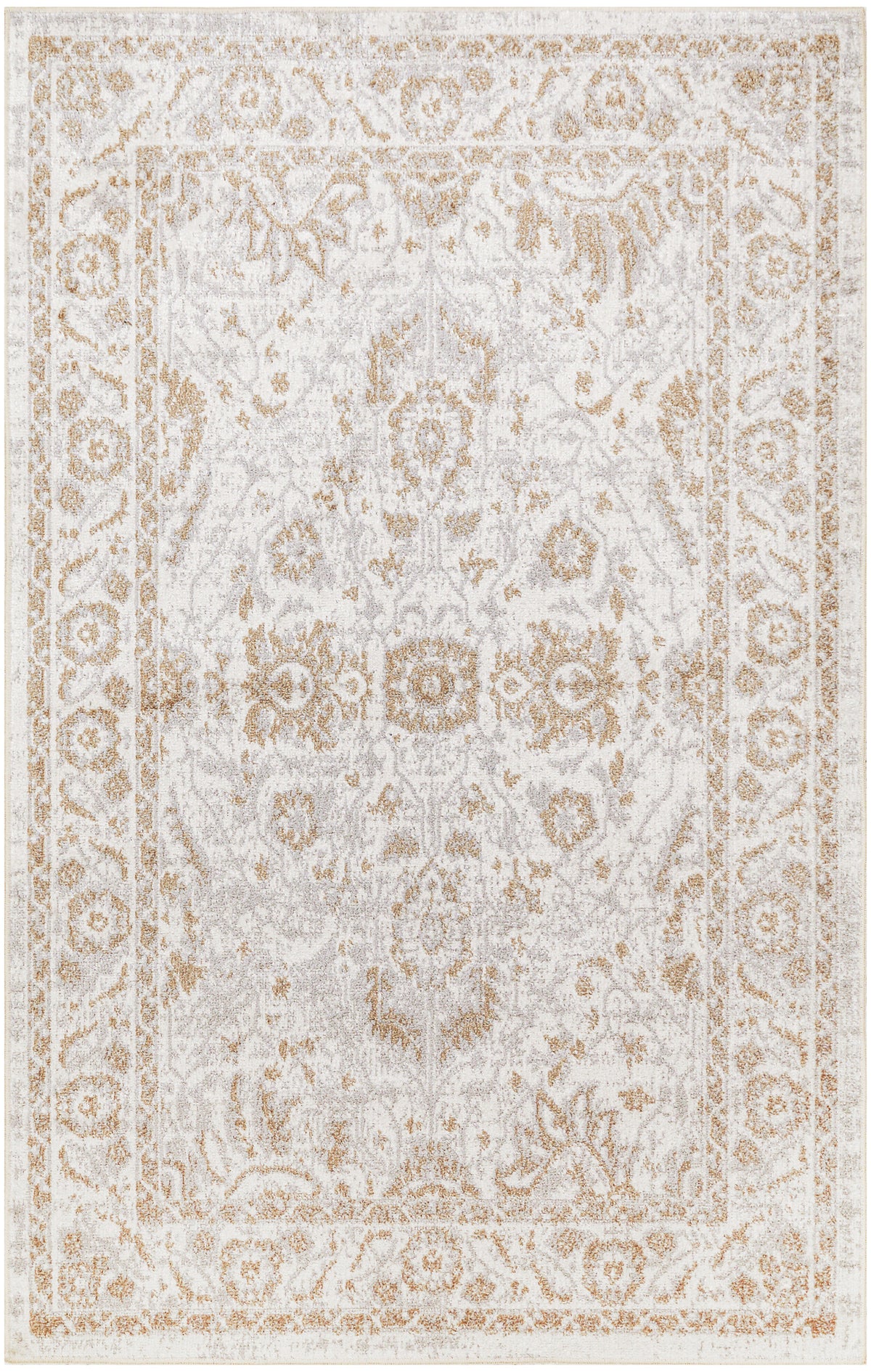 Astra Machine Washable ASW20 Grey Rug - Rectangle