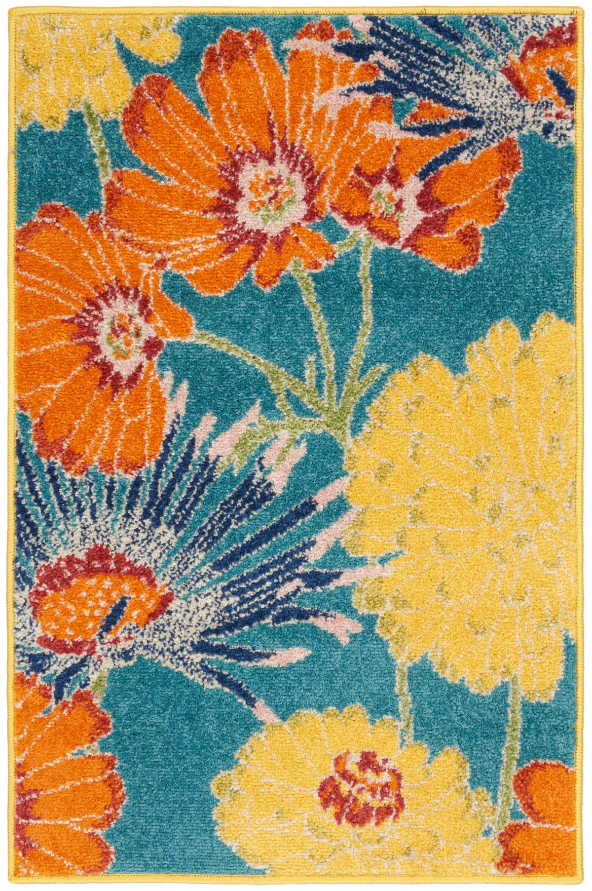Allur ALR06 Turquoise Multicolor Rug - Rectangle