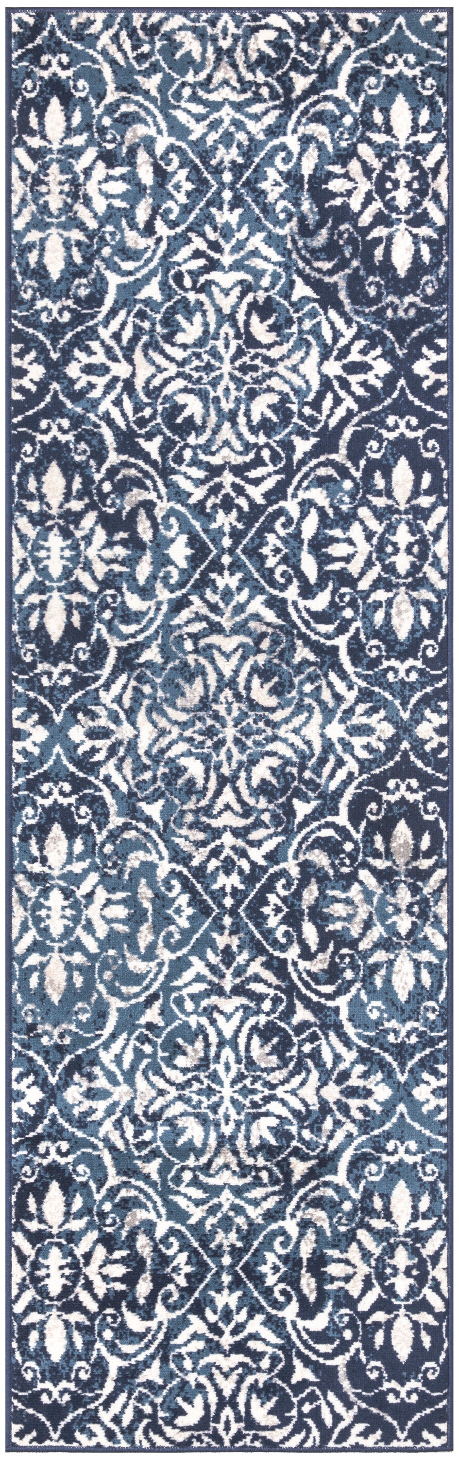 Jubilant JUB21 Navy Ivory Rug - Runner