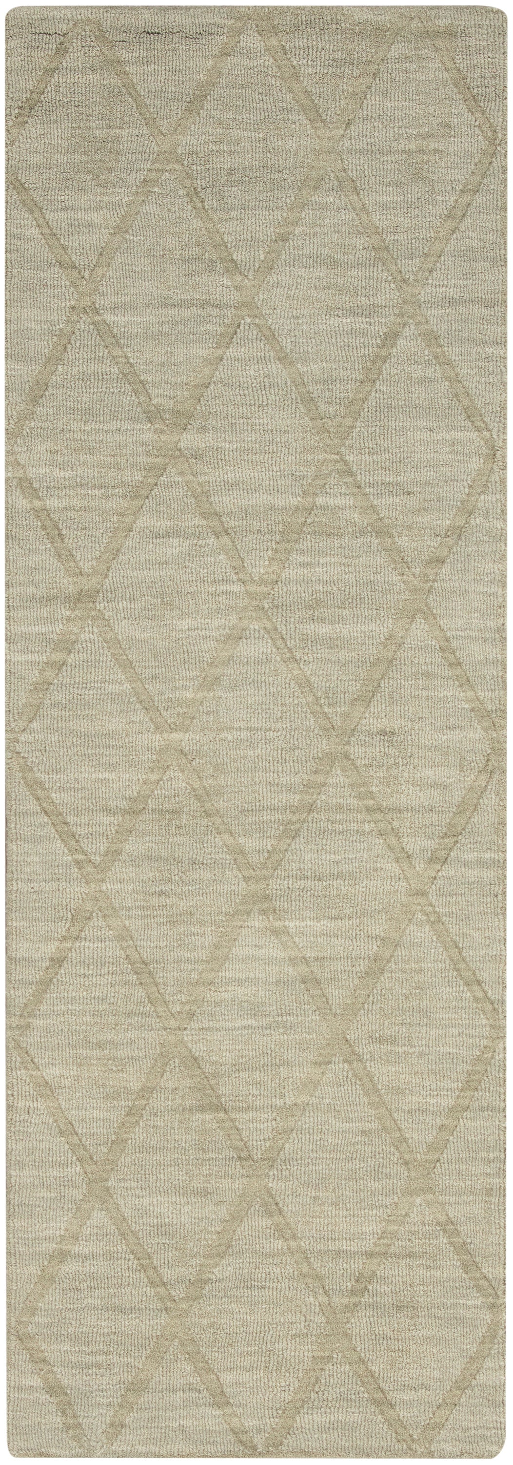 Wool Haven WOH01 Sage Rug - Runner