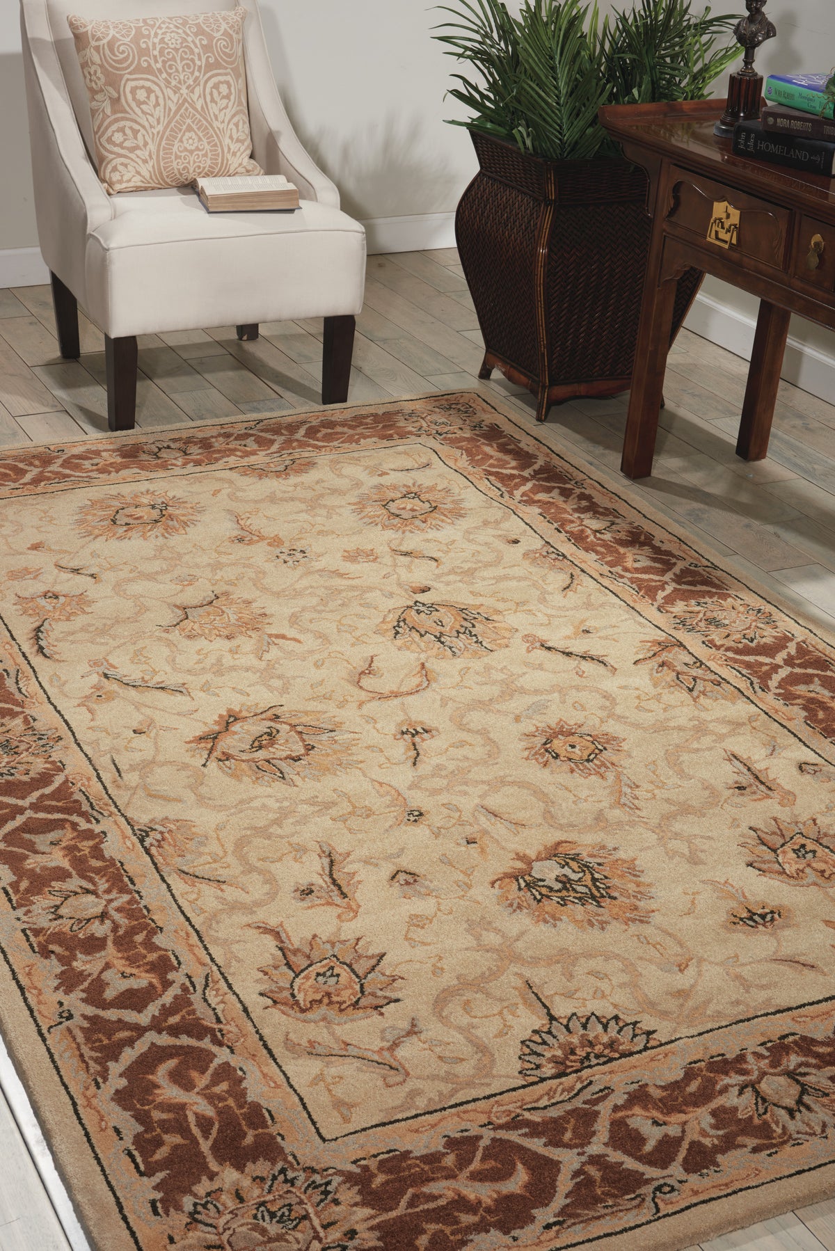Heritage Hall HE27 Mist Rug - room scene