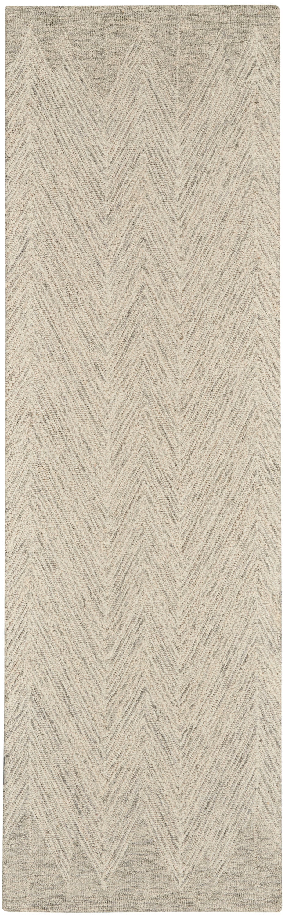 Interlock ITL04 Ivory Grey Rug - Runner