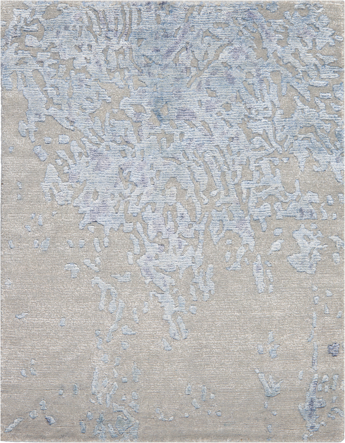 Silk Shadows SHA18 Grey Blue Rug - Rectangle