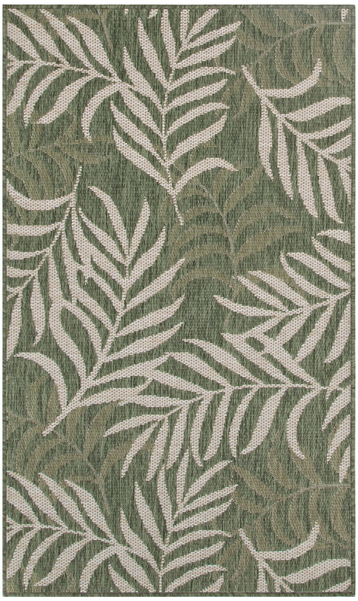 Garden Oasis GOA01 Green Ivory Rug - Rectangle