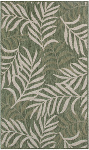 Garden Oasis GOA01 Green Ivory Rug - Rectangle