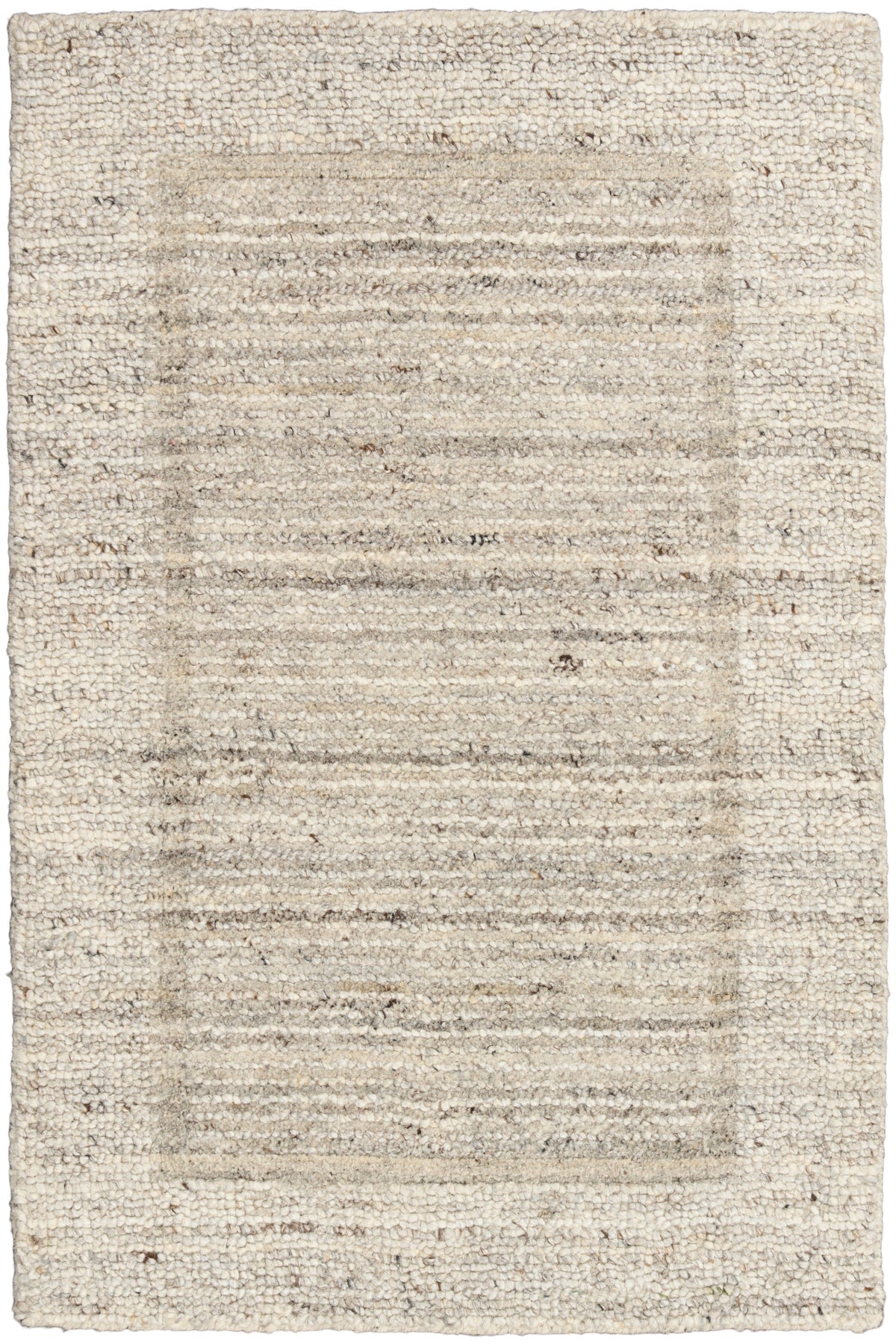 CK082 Ridge RDG01 Grey Ivory Rug - Rectangle
