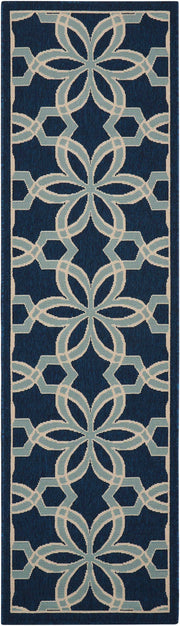 Caribbean CRB05 Navy Rug - Runner
