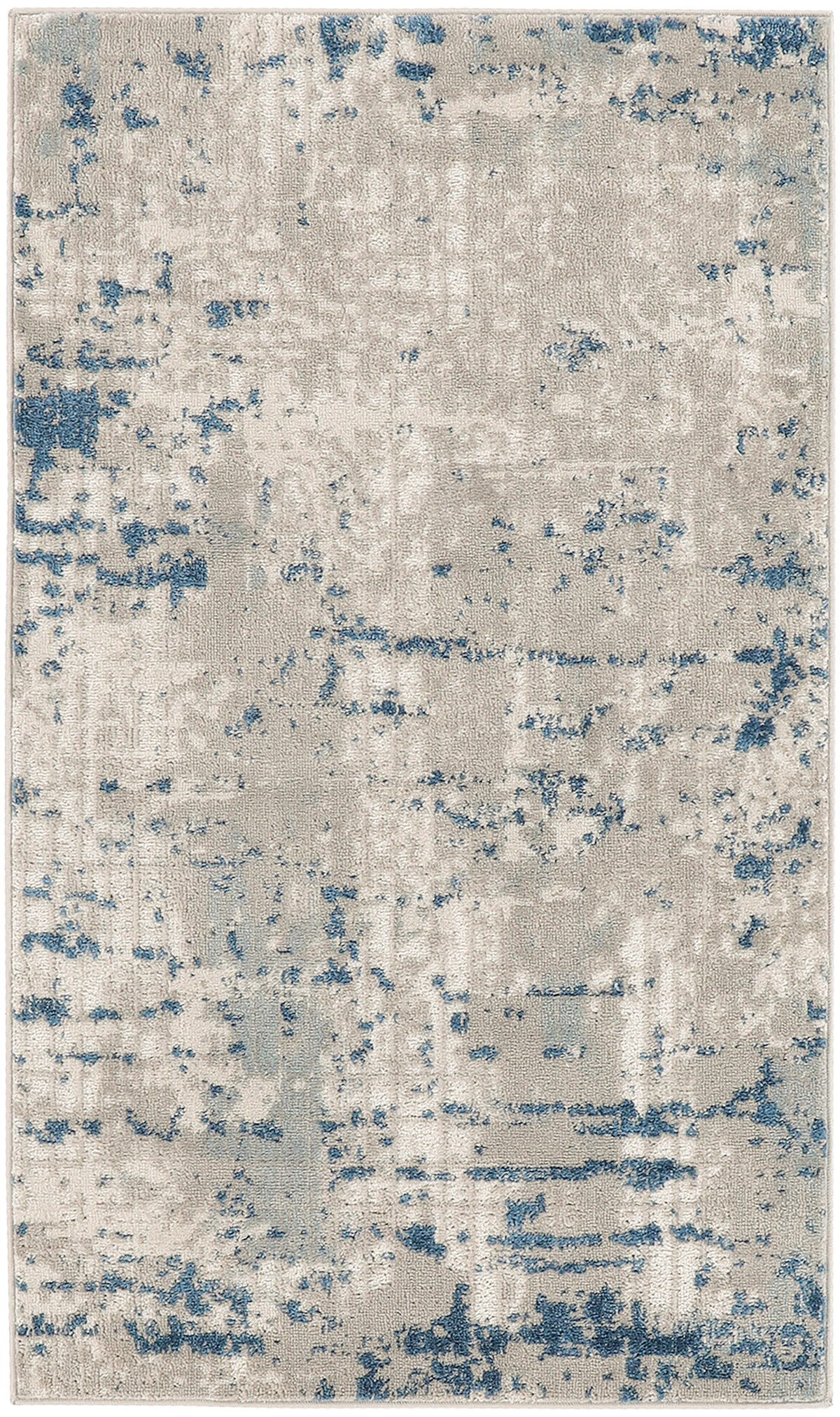 Quarry QUA01 Ivory Grey Blue Rug - Rectangle