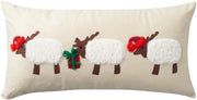 Holiday Pillows L0488 Beige 12" x 24" Throw Pillows