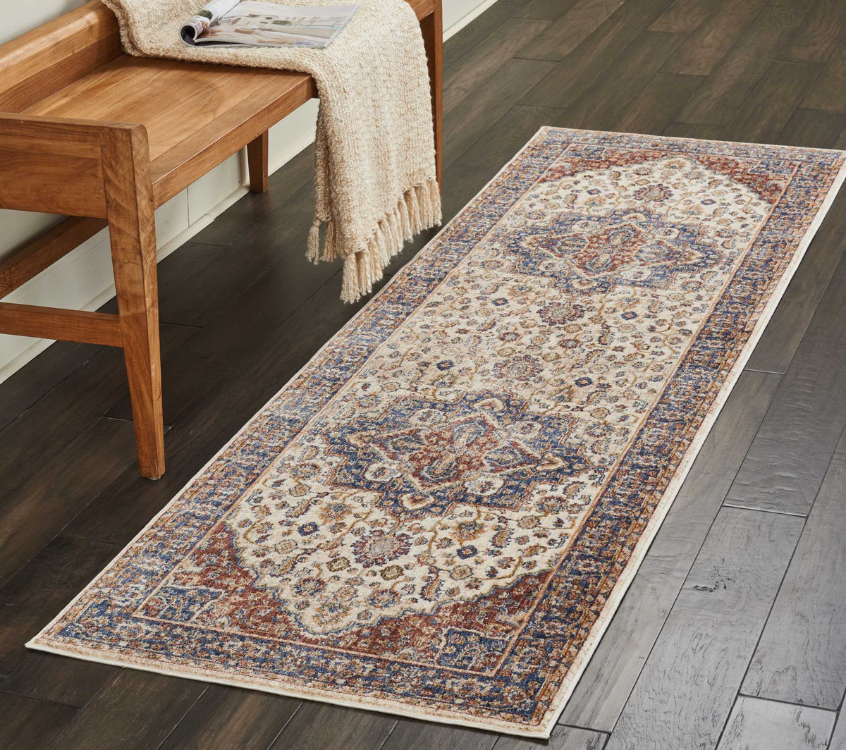 Lagos LAG01 Cream Rug - room scene