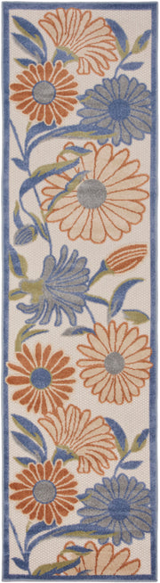 Aloha ALH33 Beige Multicolor Rug - Runner