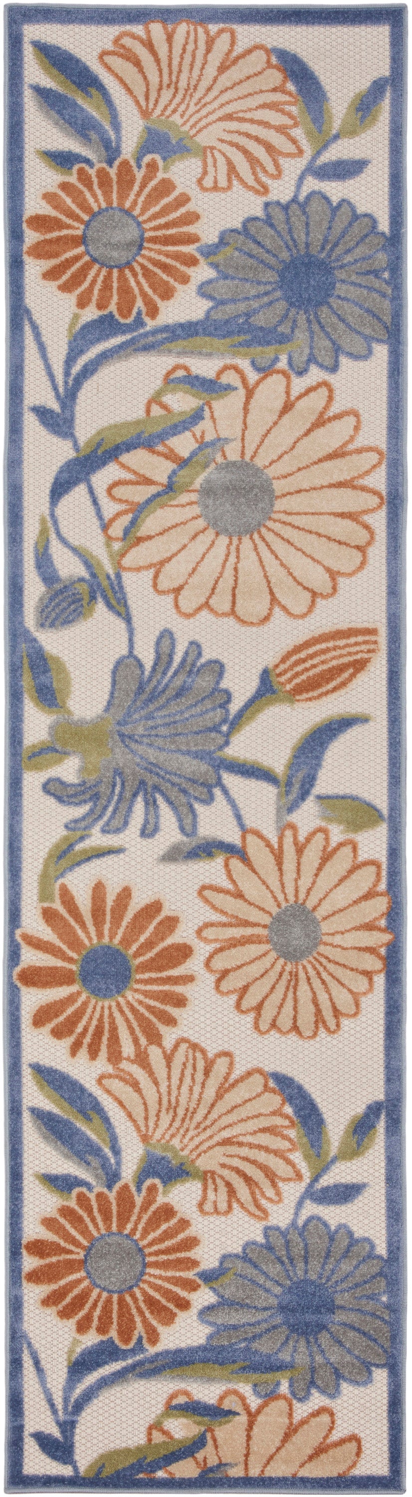 Aloha ALH33 Beige Multicolor Rug - Runner