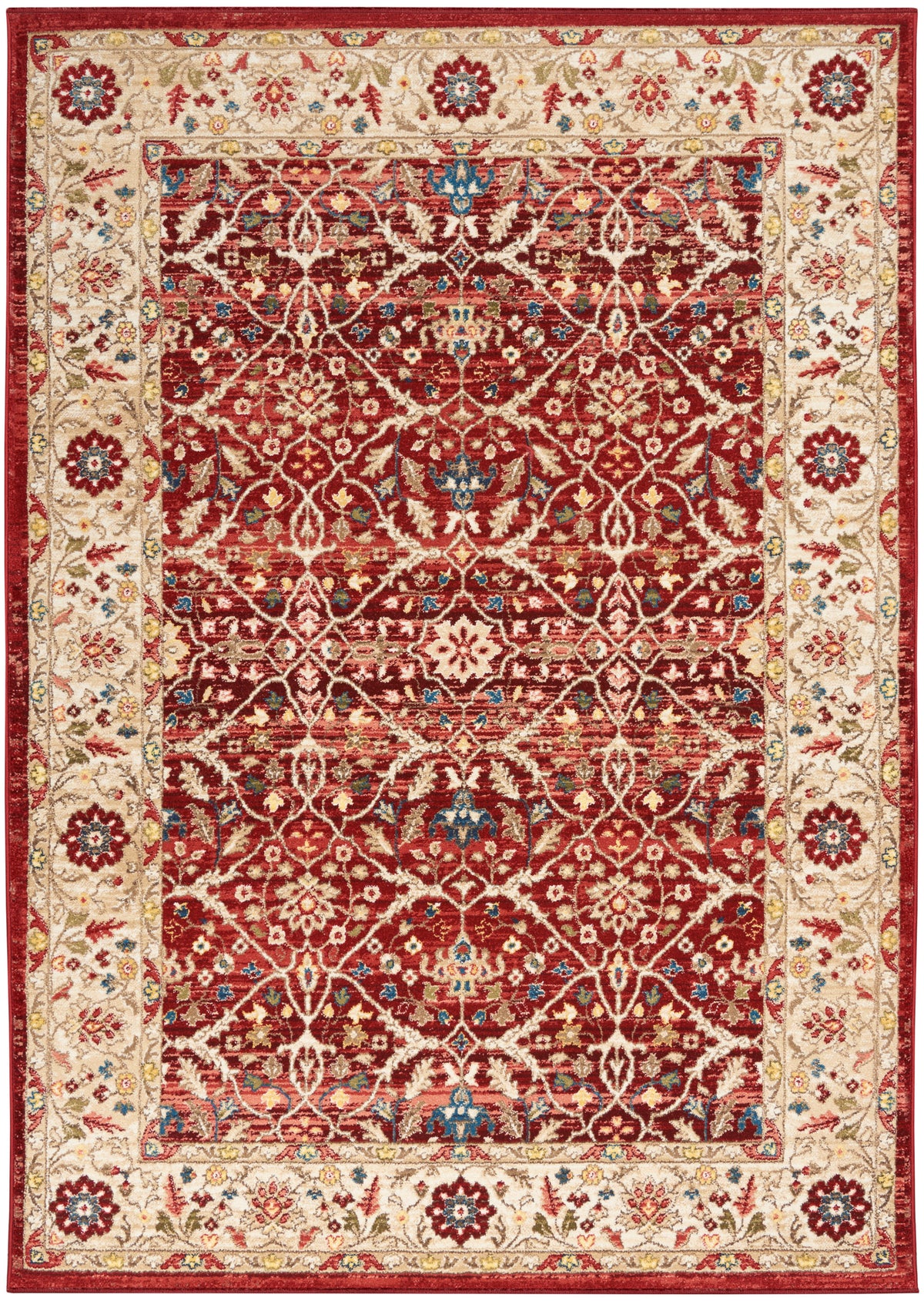Karisma KAR03 Brick Ivory Rug - Rectangle