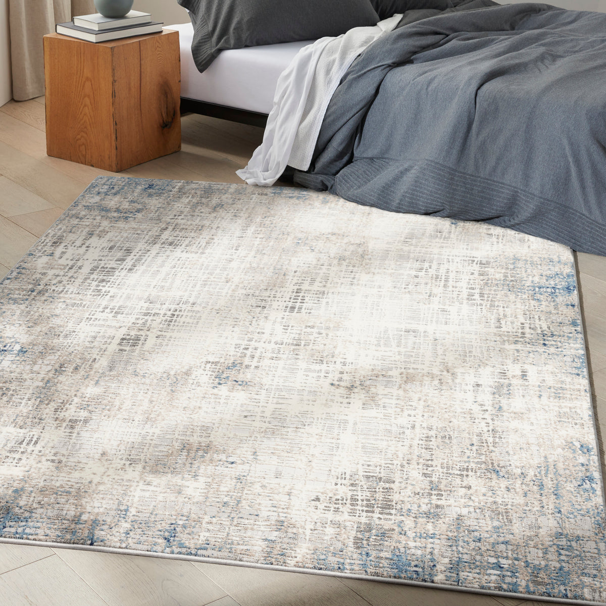 CK022 Infinity IFN01 Blue Multicolor Rug - room scene
