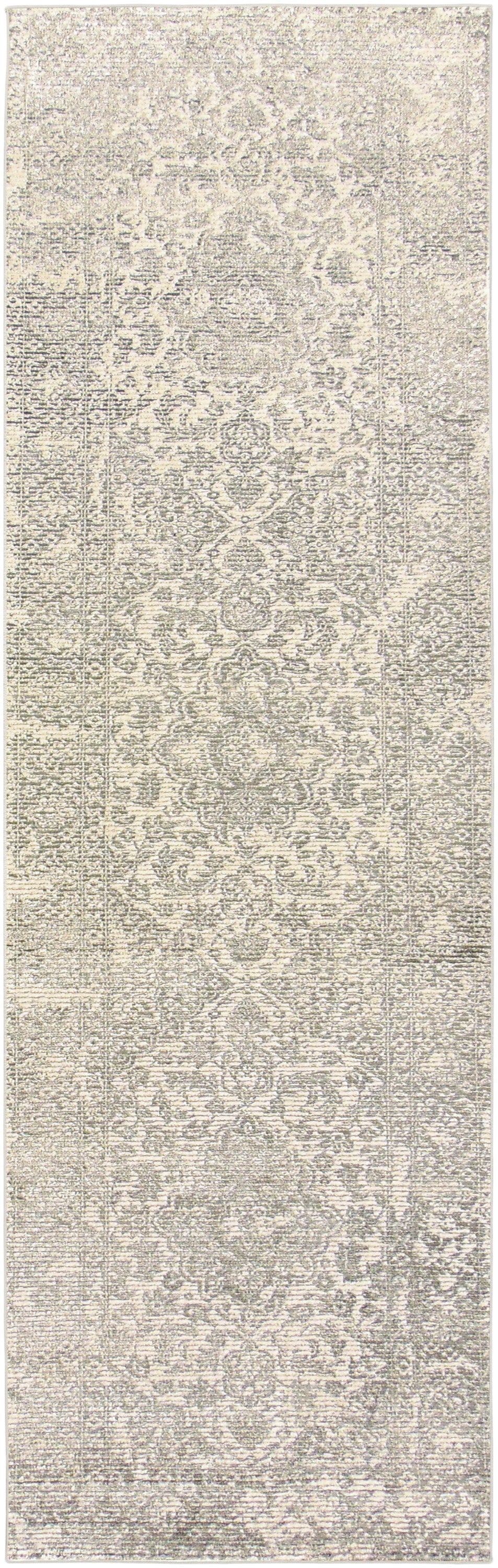 Azalea AZA01 Ivory Grey Rug - Runner