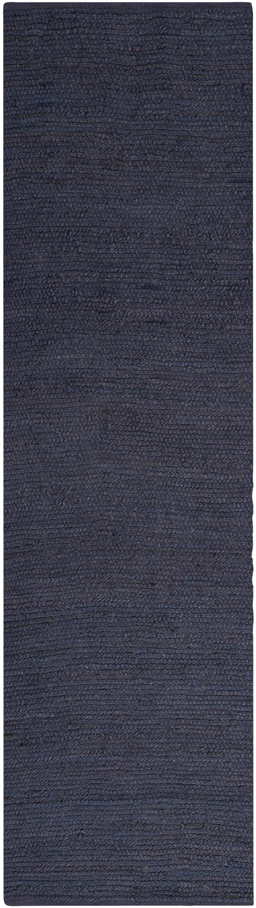 Natural Jute NJT01 Navy Rug - Runner