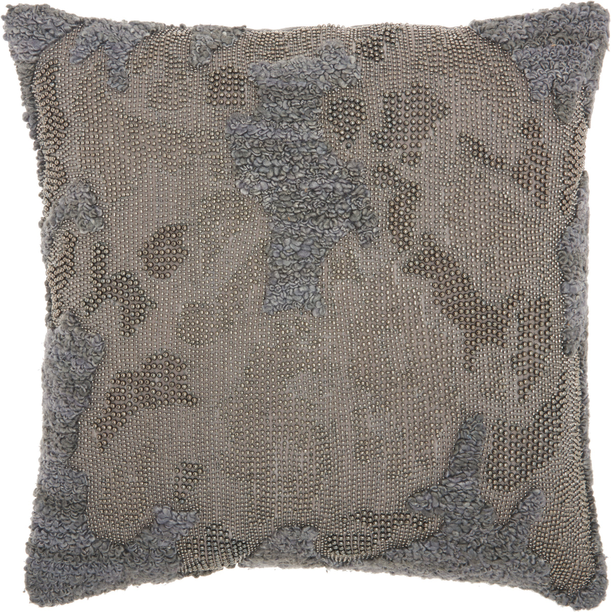 Luminescence E1199 Charcoal 18" x 18" Throw Pillows