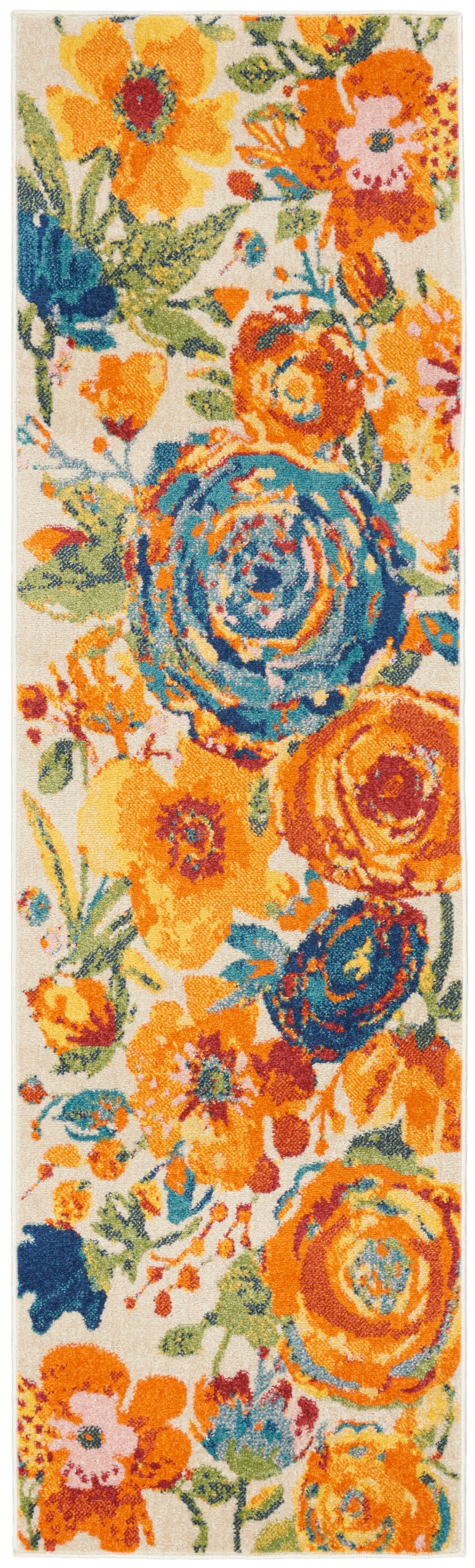 Allur ALR07 Ivory Multicolor Rug - Runner