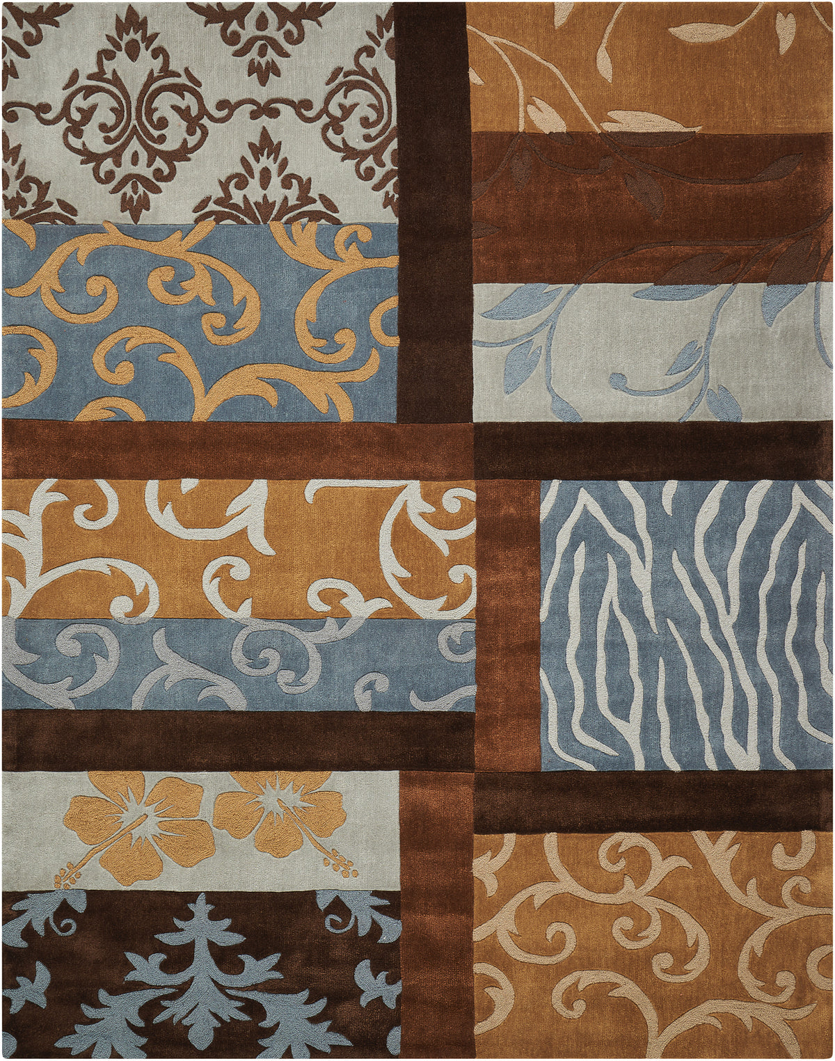 Contour CON11 Multicolor Rug - Rectangle