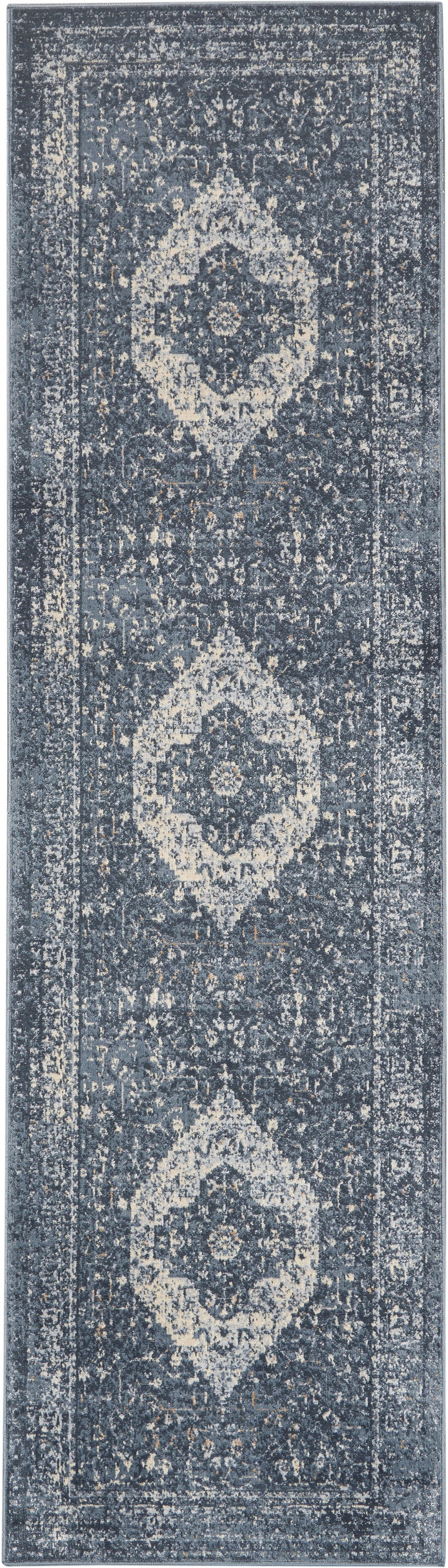 Malta MAI11 Navy Rug - Runner
