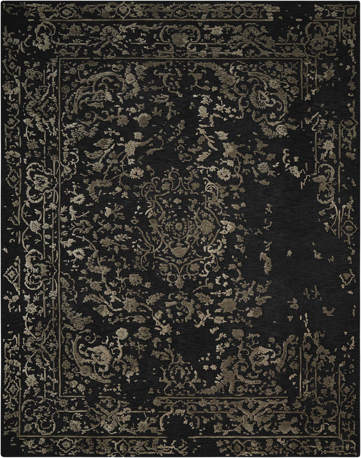 Opaline OPA03 Midnight Silver Rug - Rectangle