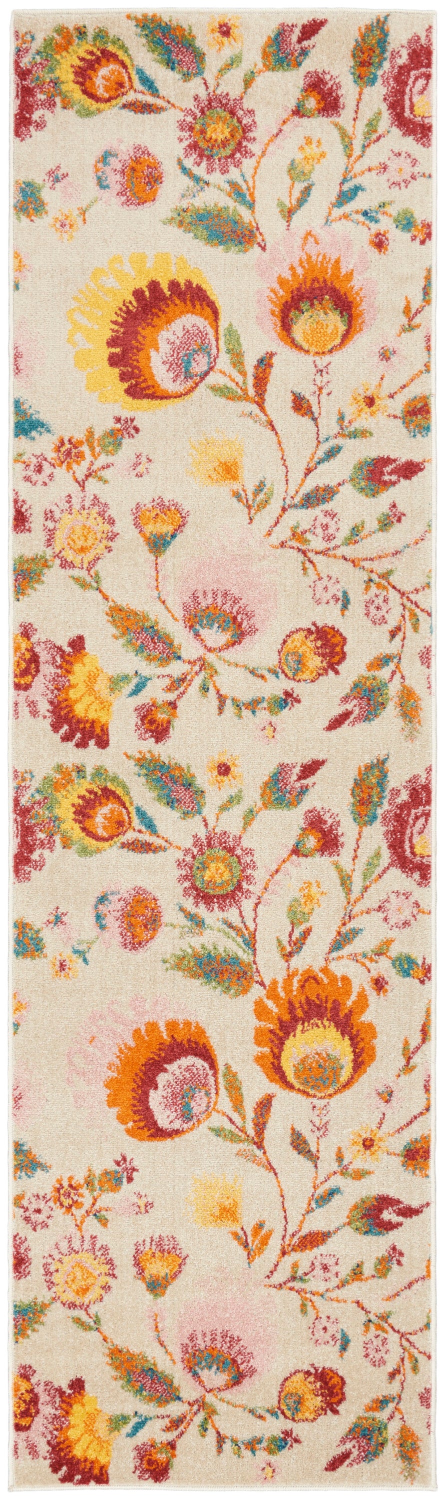 Allur ALR08 Ivory Multicolor Rug - Runner