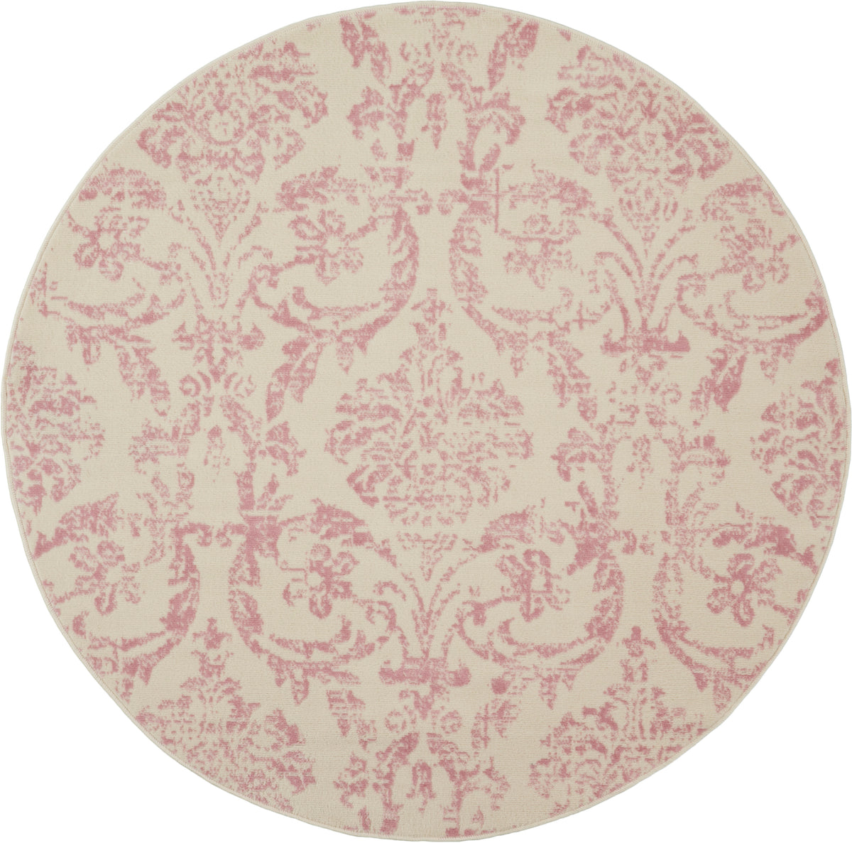 Jubilant JUB09 Ivory Pink Rug - Round