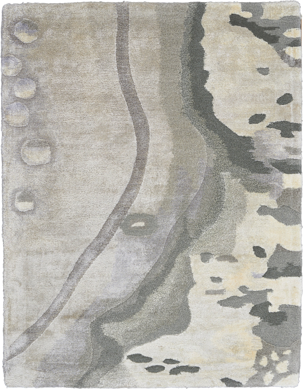 Prismatic PRS05 Silver Cloud Rug - Rectangle