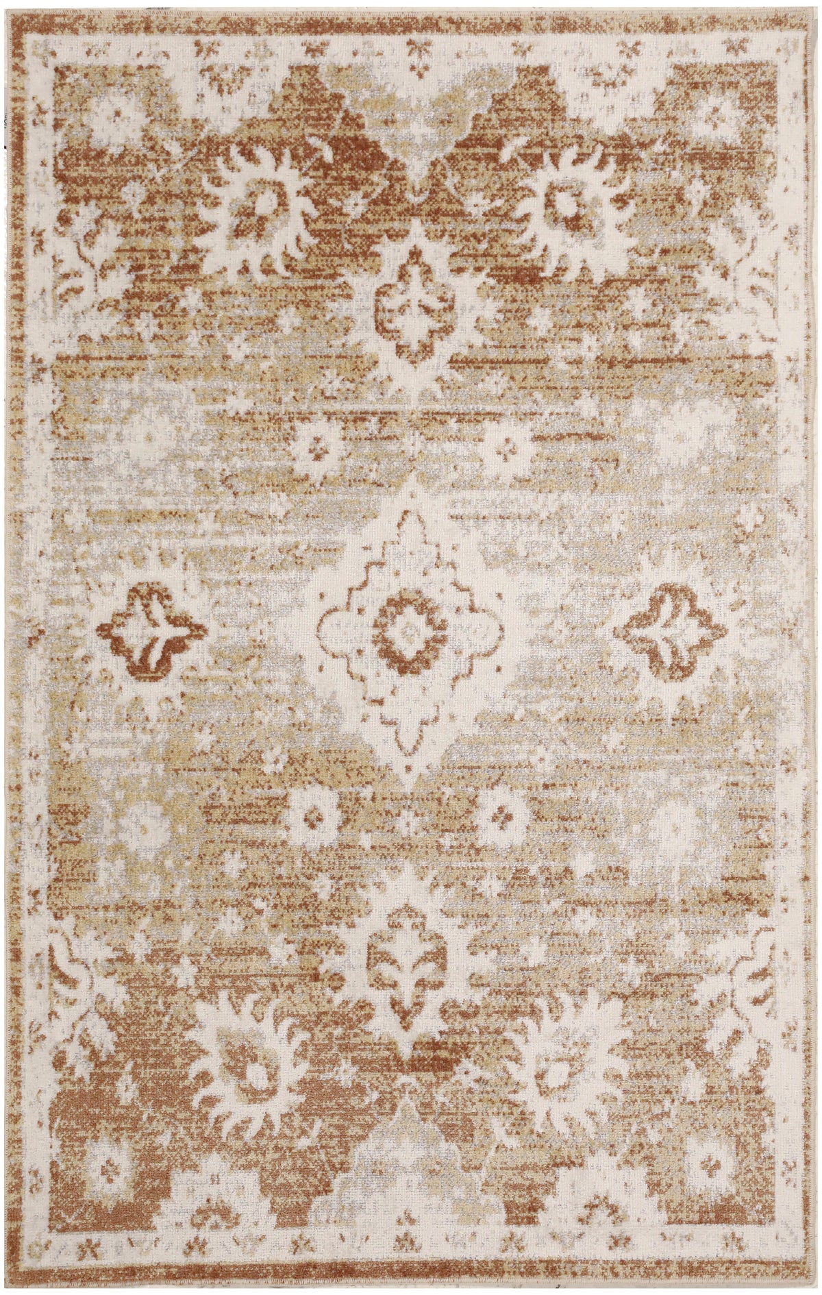 Astra Machine Washable ASW19 Copper Rug - Rectangle