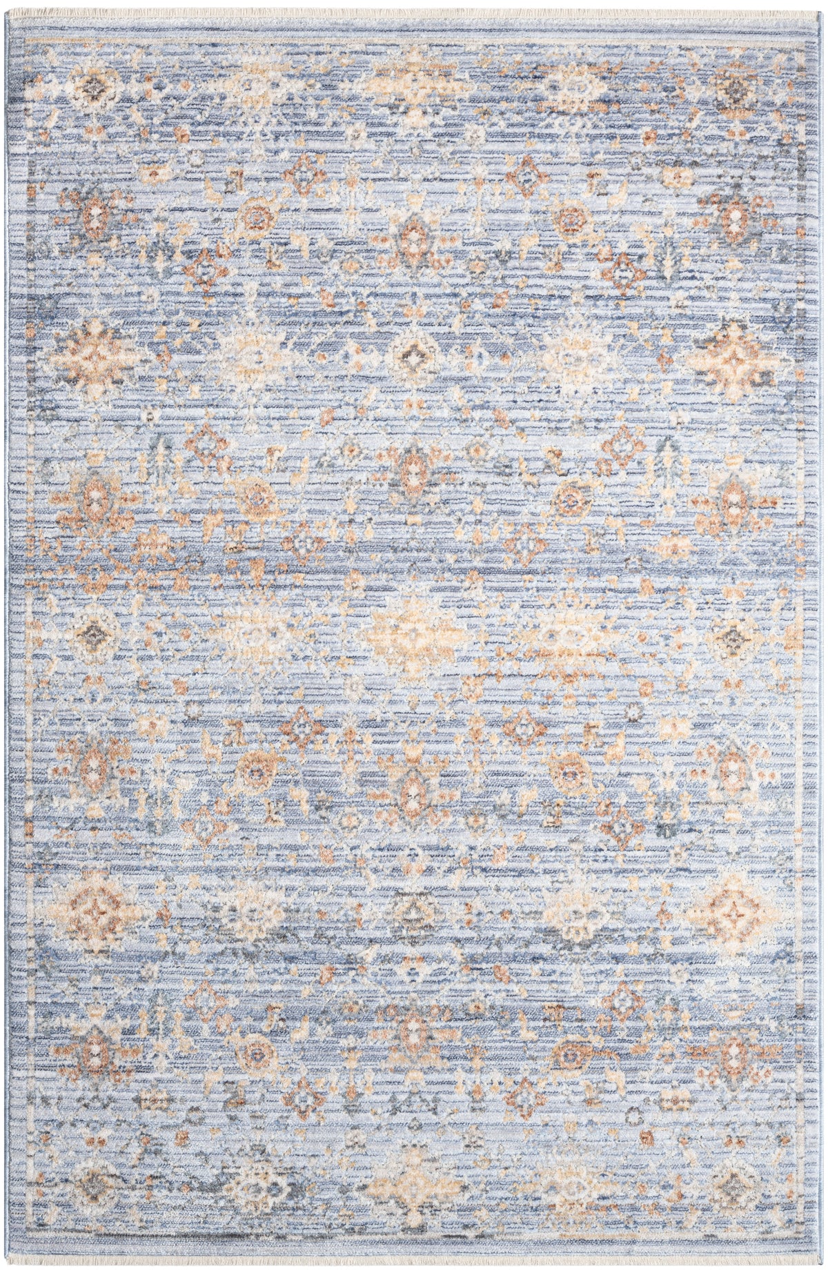 Elegant Heirlooms ELH02 Blue Ivory Rug - Rectangle