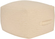 Lifestyle RC387 Ivory 18" x 18" x 14" Poufs