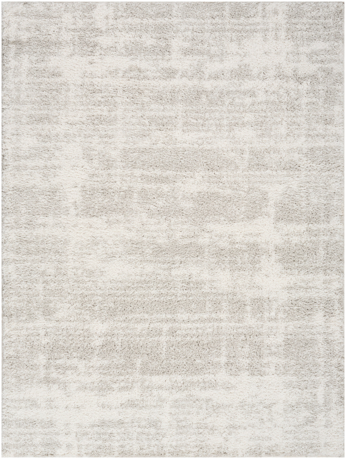 Modern Shag MMD04 Ivory Grey Rug - Rectangle