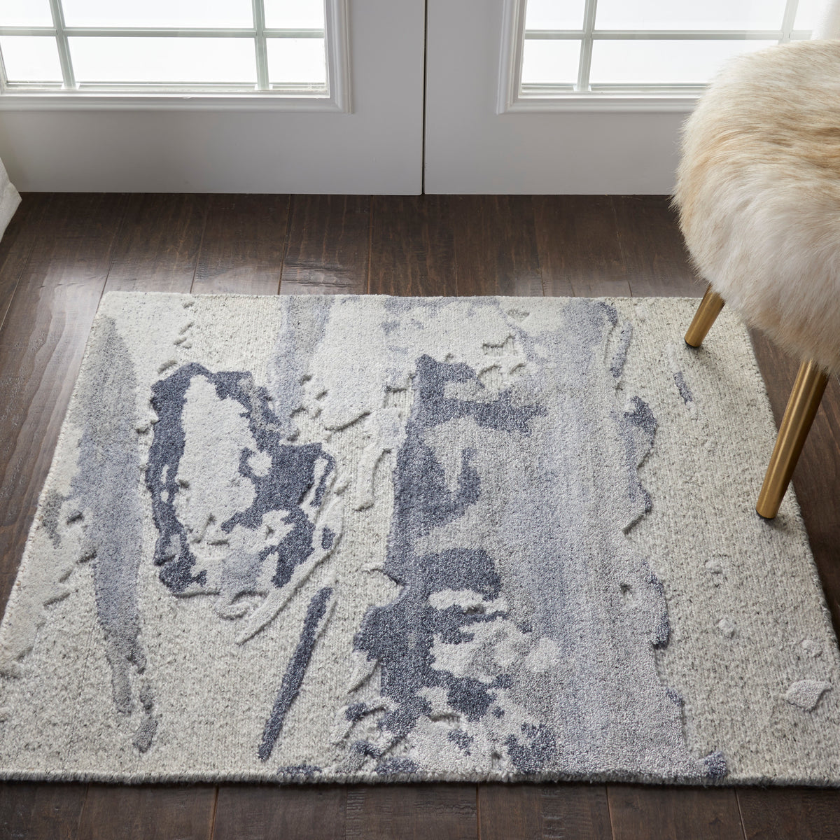 Divine DIV04 Slate Rug - room scene