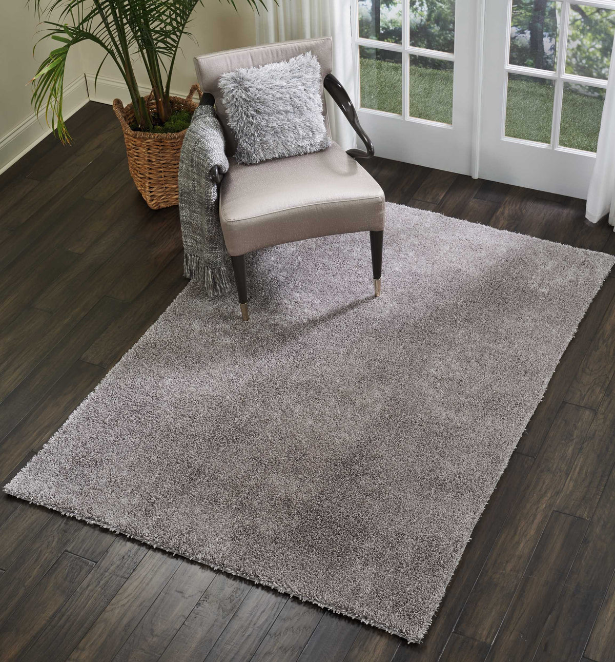 Palm Beach BTSA2 Light Grey Rug - room scene