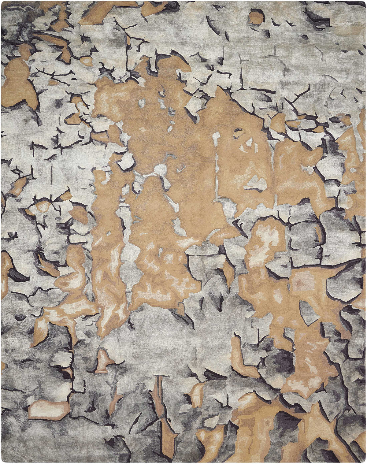 Prismatic PRS02 Beige Silver Rug - Rectangle