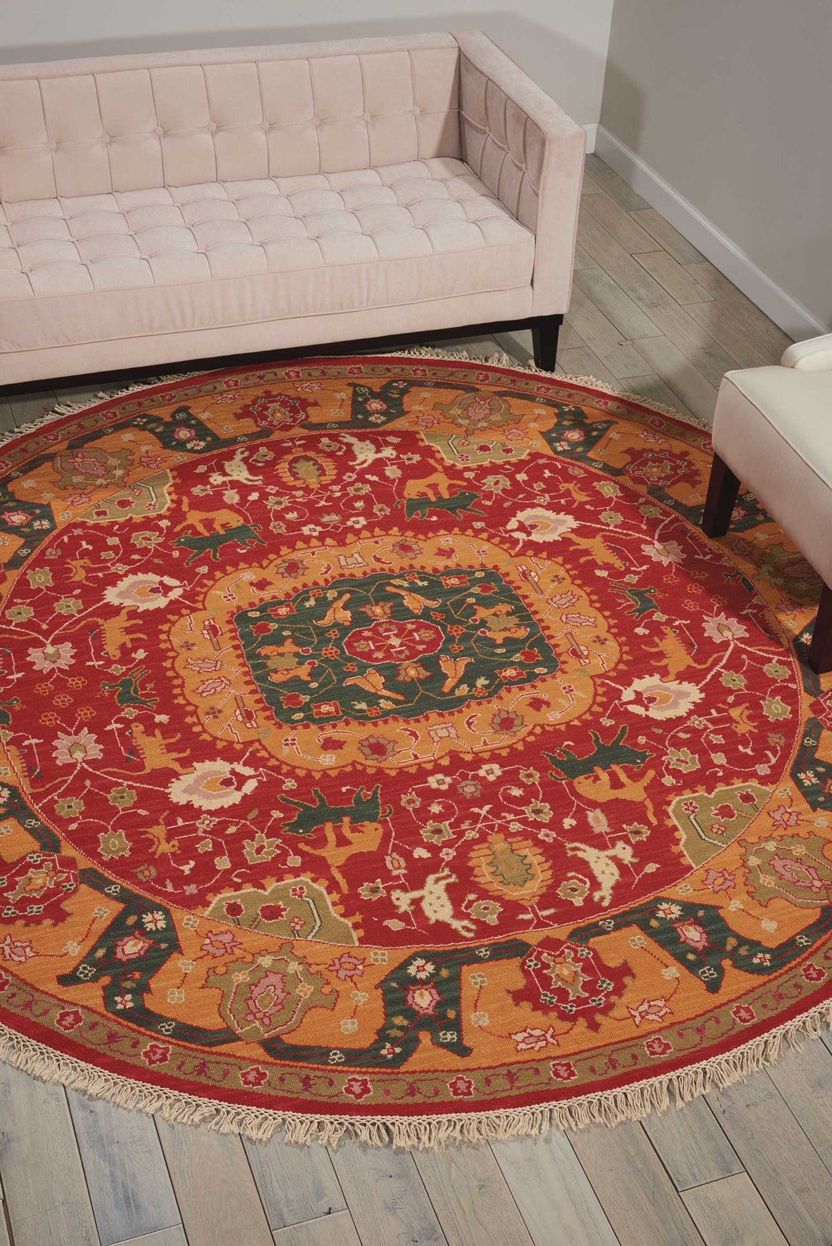 Nourmak SK63 Red Rug - room scene