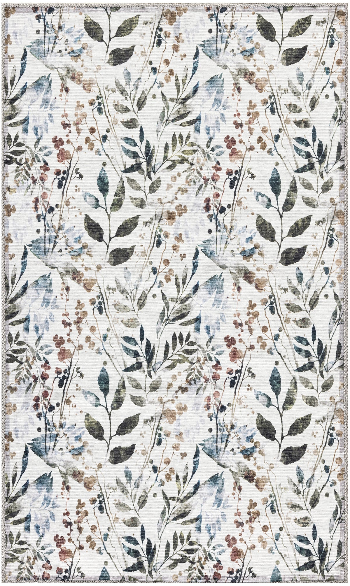 Nourison Washables NWB05 Ivory Multicolor Rug - Rectangle