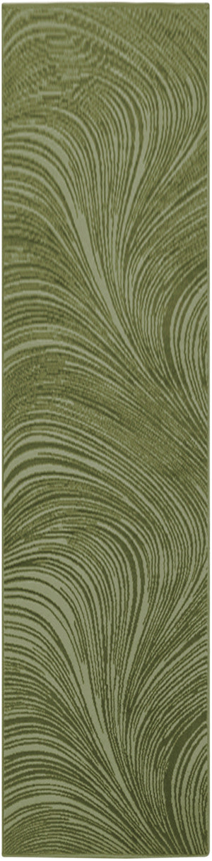 Central Park West CEP02 Green Rug - Runner