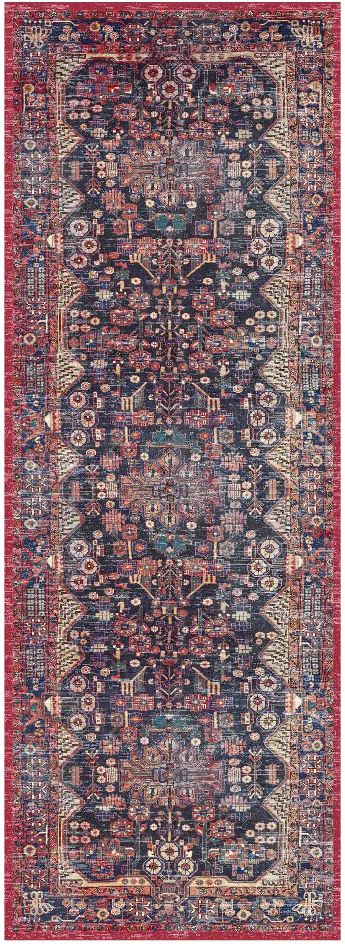 Fulton FUL04 Red Rug - Runner