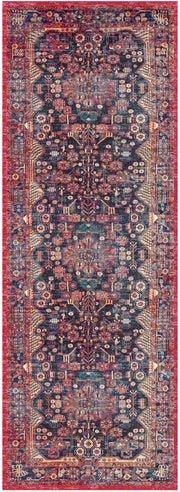 Fulton FUL04 Red Rug - Runner