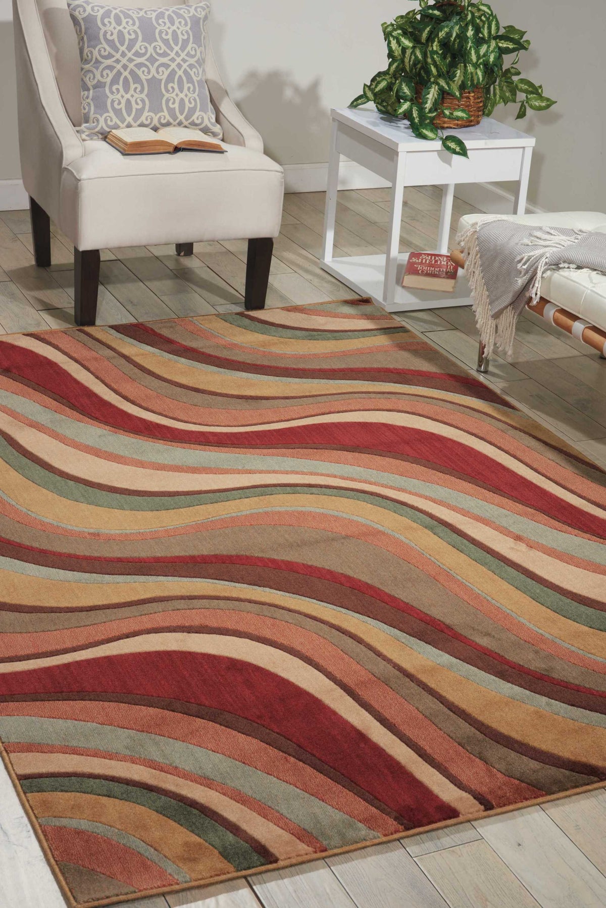 Somerset ST81 Multicolor Rug - room scene