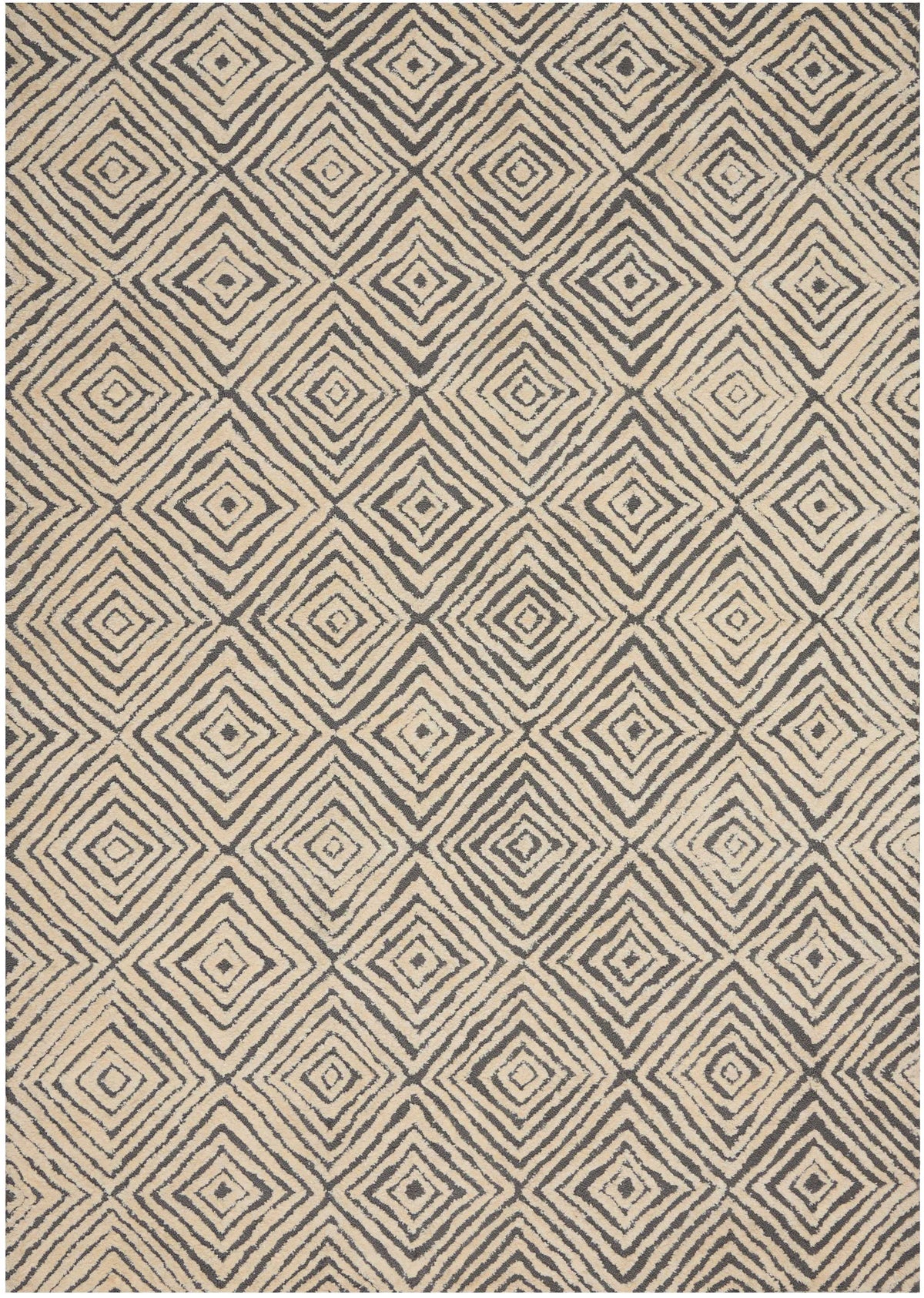 Deco Mod DEC01 Grey Ivory Rug - Rectangle