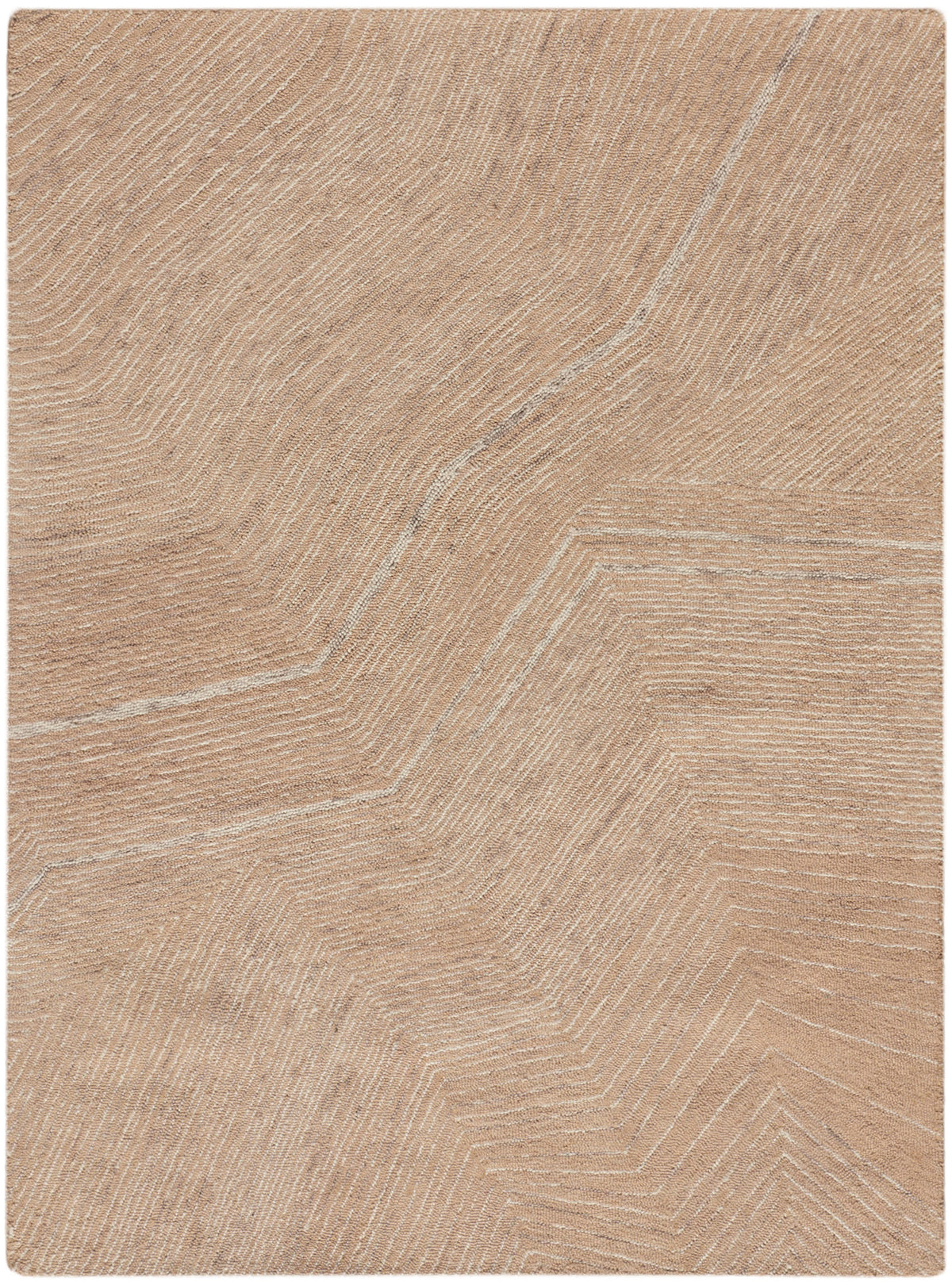 Pure Angles ANG01 Camel Rug - Rectangle