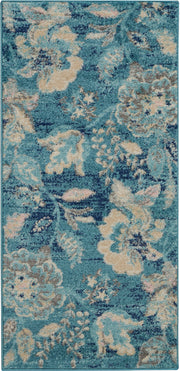 Tranquil TRA02 Turquoise Rug - Rectangle