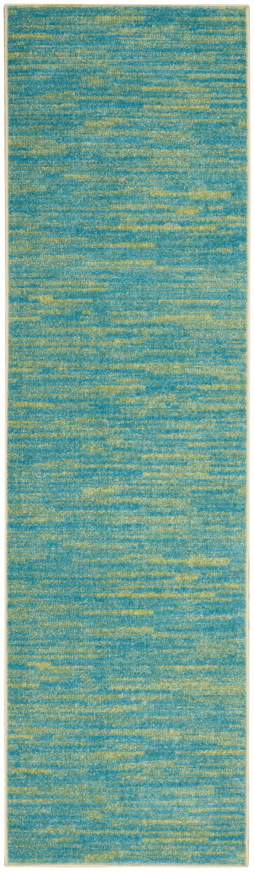 Nourison Essentials NRE01 Blue Green Rug - Runner