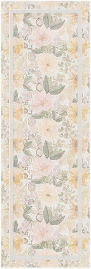 Botanical Washables BOT01 Ivory Multicolor Rug - Runner